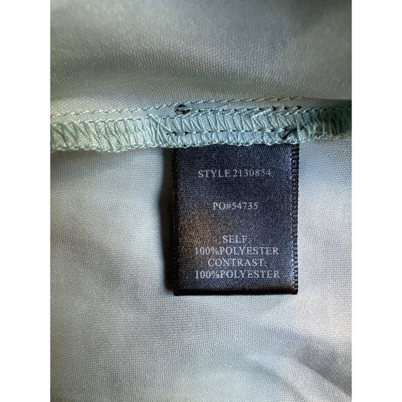 NWT Current Air Colorblock Ruffled Split Neck Blouse size Small - Picture 4 of 7